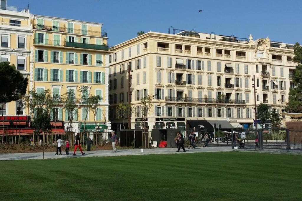 Spacious 3 Bedroom Flat Nice Center - Magnificent View-Parking Exteriér fotografie