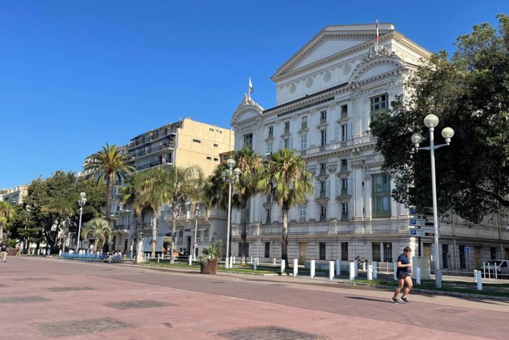 Spacious 3 Bedroom Flat Nice Center - Magnificent View-Parking Exteriér fotografie