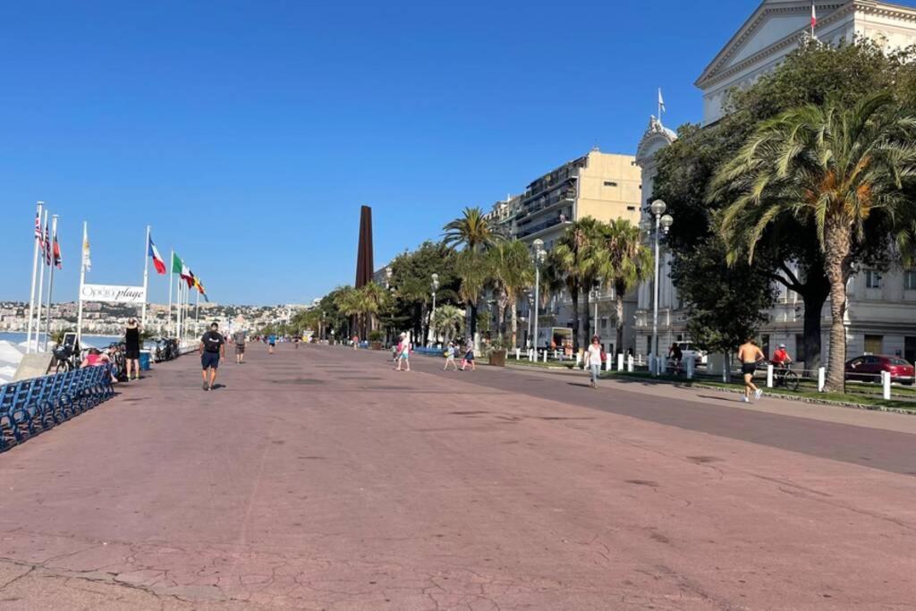 Spacious 3 Bedroom Flat Nice Center - Magnificent View-Parking Exteriér fotografie
