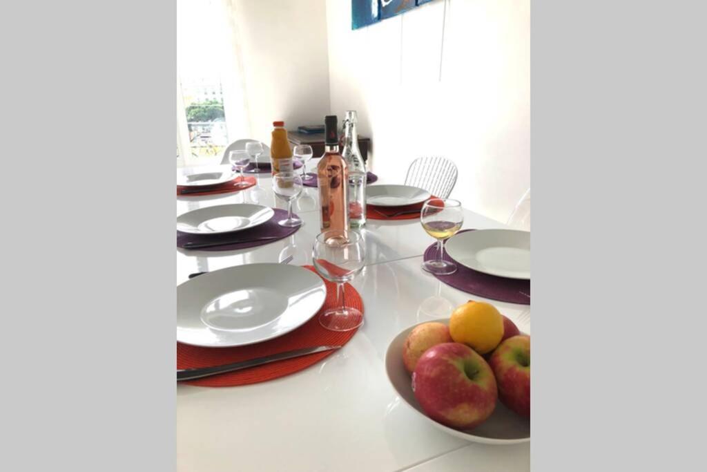 Spacious 3 Bedroom Flat Nice Center - Magnificent View-Parking Exteriér fotografie
