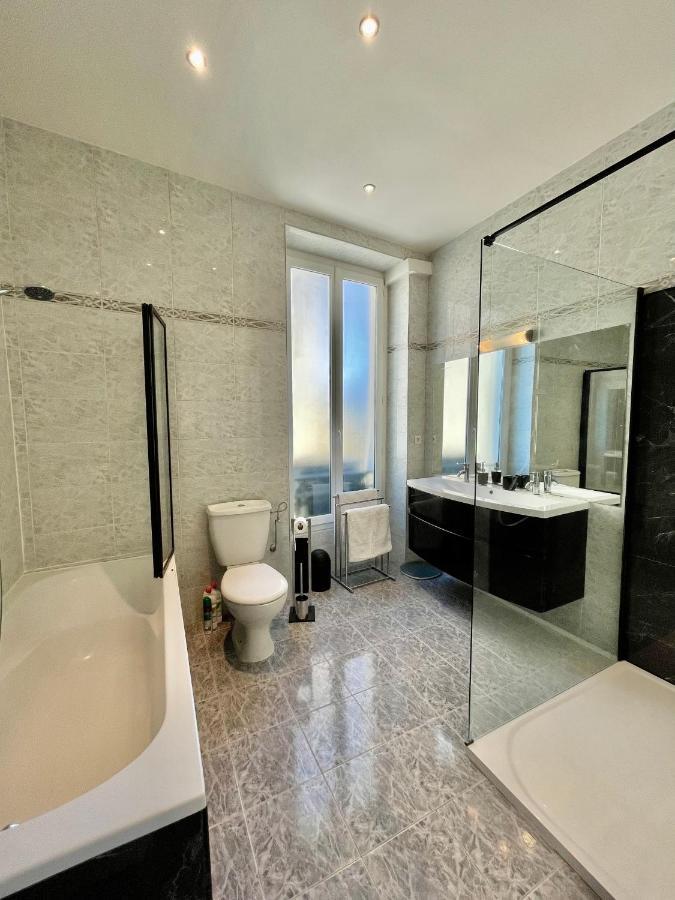 Spacious 3 Bedroom Flat Nice Center - Magnificent View-Parking Exteriér fotografie