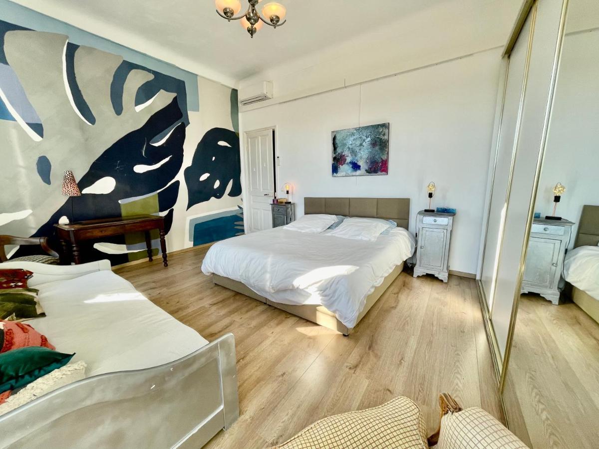 Spacious 3 Bedroom Flat Nice Center - Magnificent View-Parking Exteriér fotografie