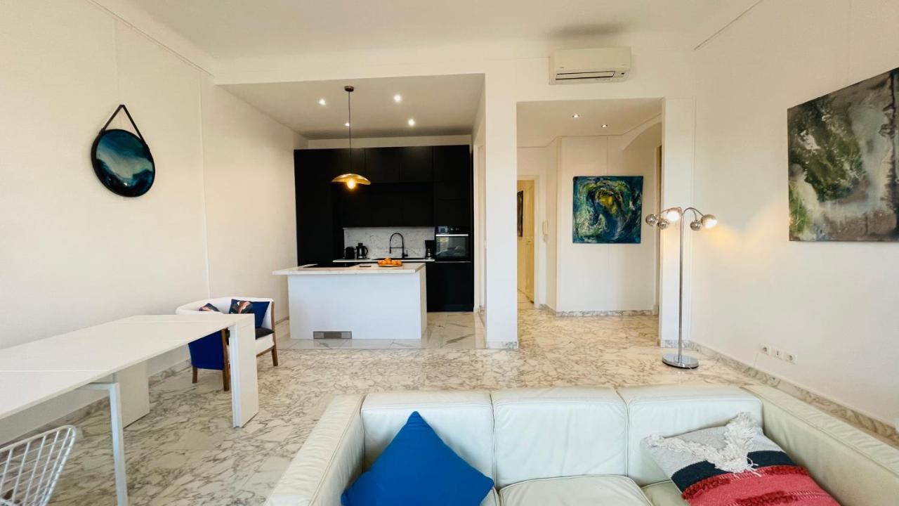 Spacious 3 Bedroom Flat Nice Center - Magnificent View-Parking Exteriér fotografie