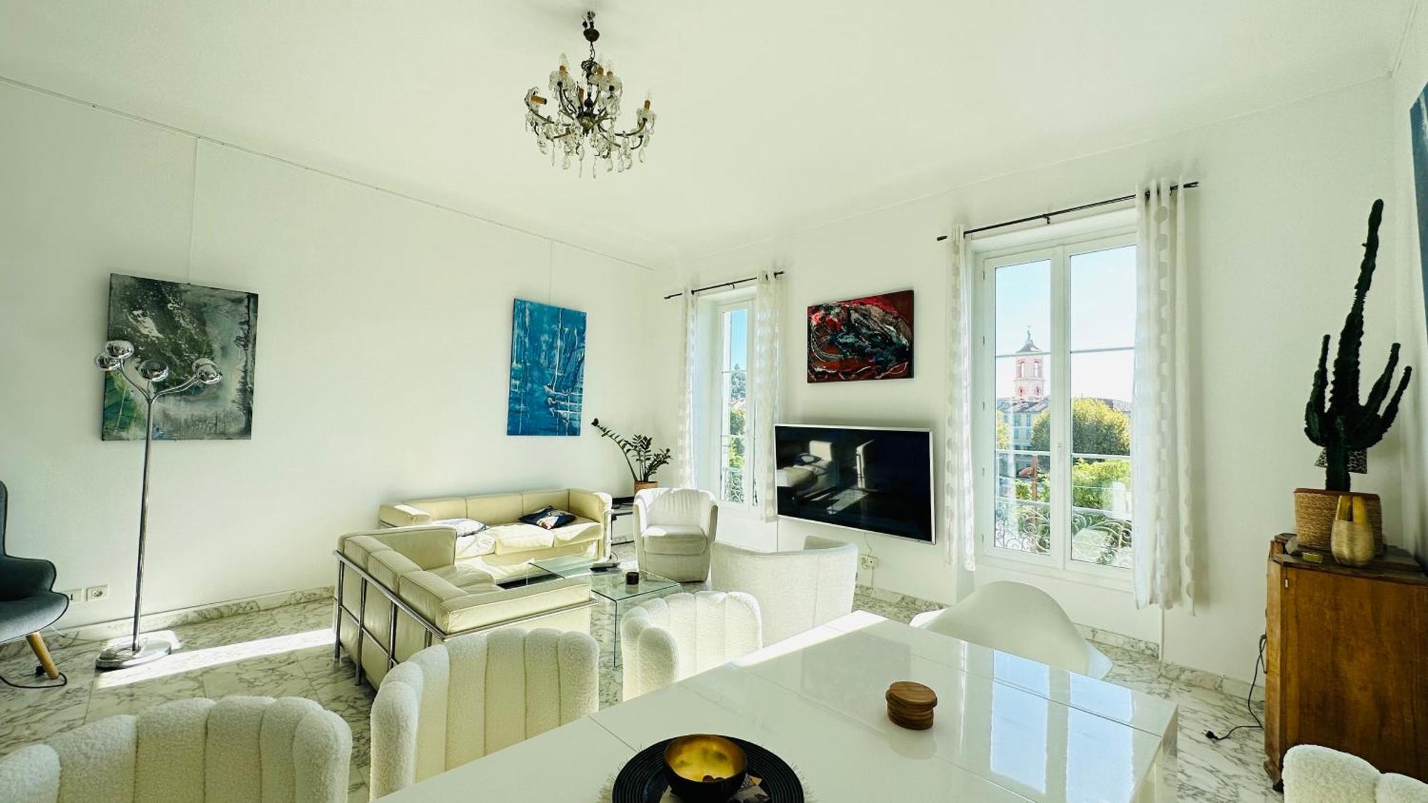 Spacious 3 Bedroom Flat Nice Center - Magnificent View-Parking Exteriér fotografie